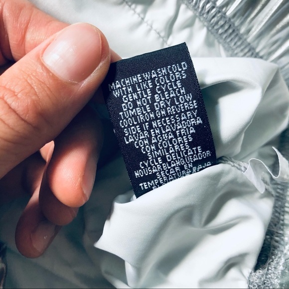 Vintage LOVE Silver Metallic Summer Lightweight Pullover Jacket Size S - Picture 11 of 12